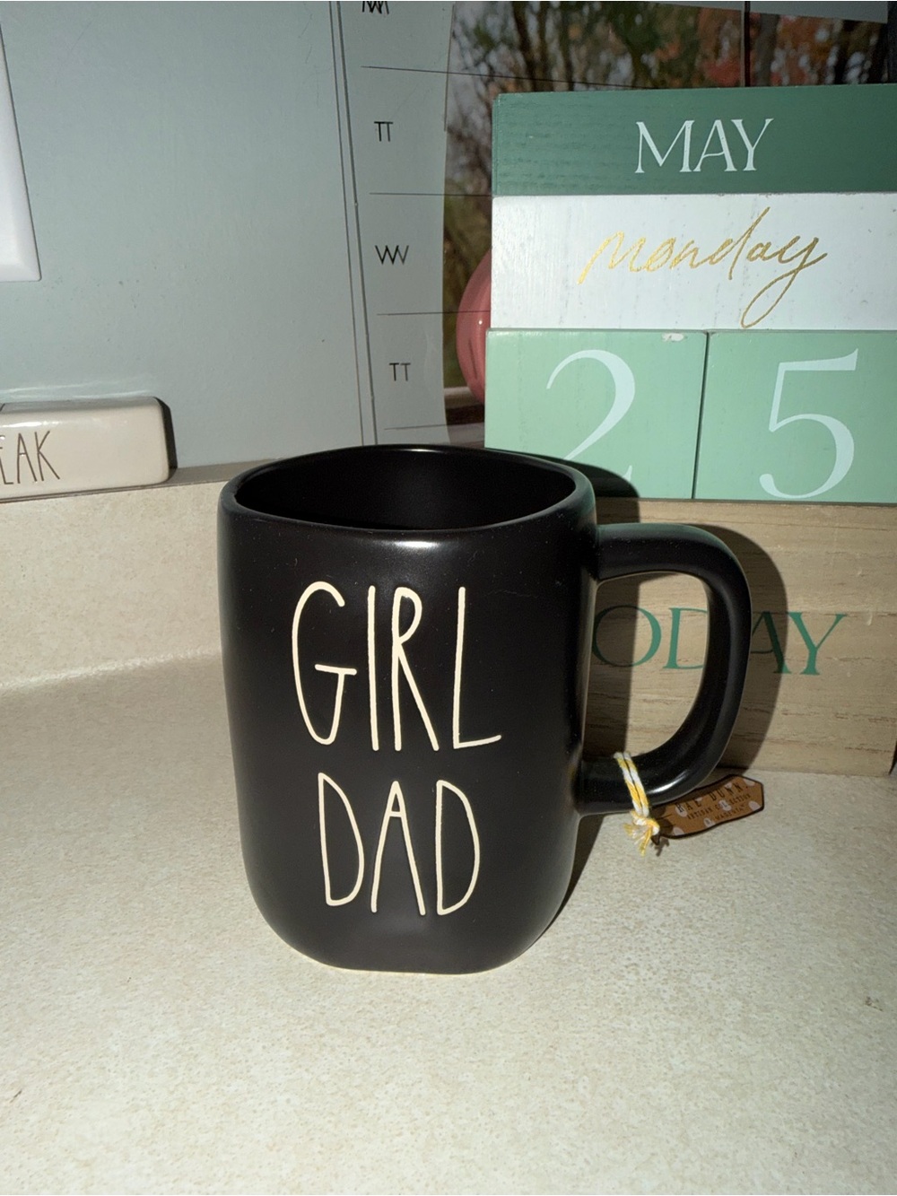 Rae dunn girl dad mug